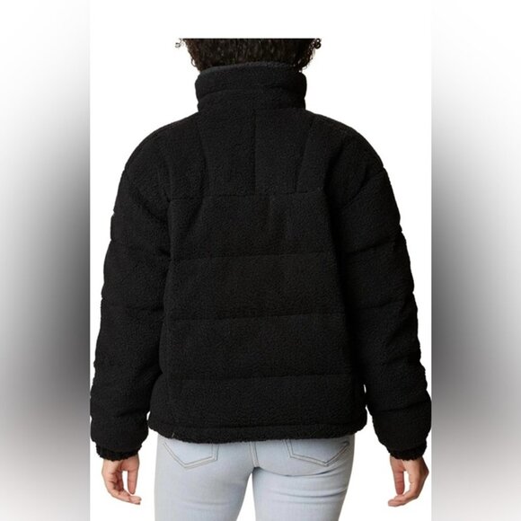 Columbia Ruby Falls Women’s Size XL Black Sherpa Down Puffer Winter Jacket NWT - Picture 2 of 12